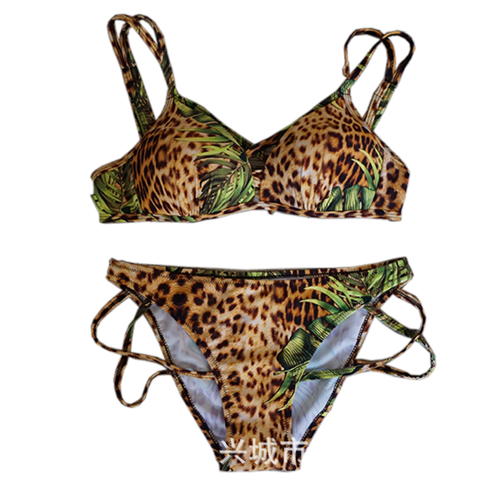 Комплект бикини F4677Leopard
